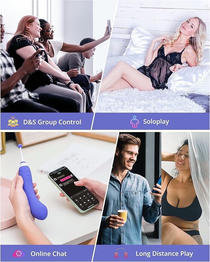 Máy Massage Lovense Hyphy 2 Đầu Kích Thích Mạnh Mẽ, App Thông Minh