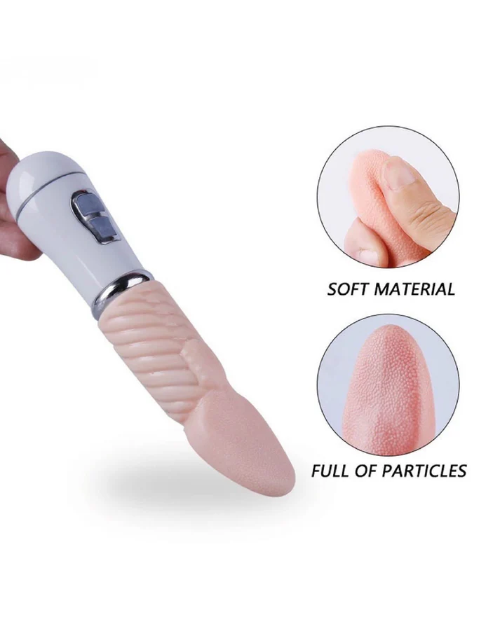 Lưỡi Rung Tongue Mini Liếm Âm Đạo 10 Chế Độ Silicon An Toàn