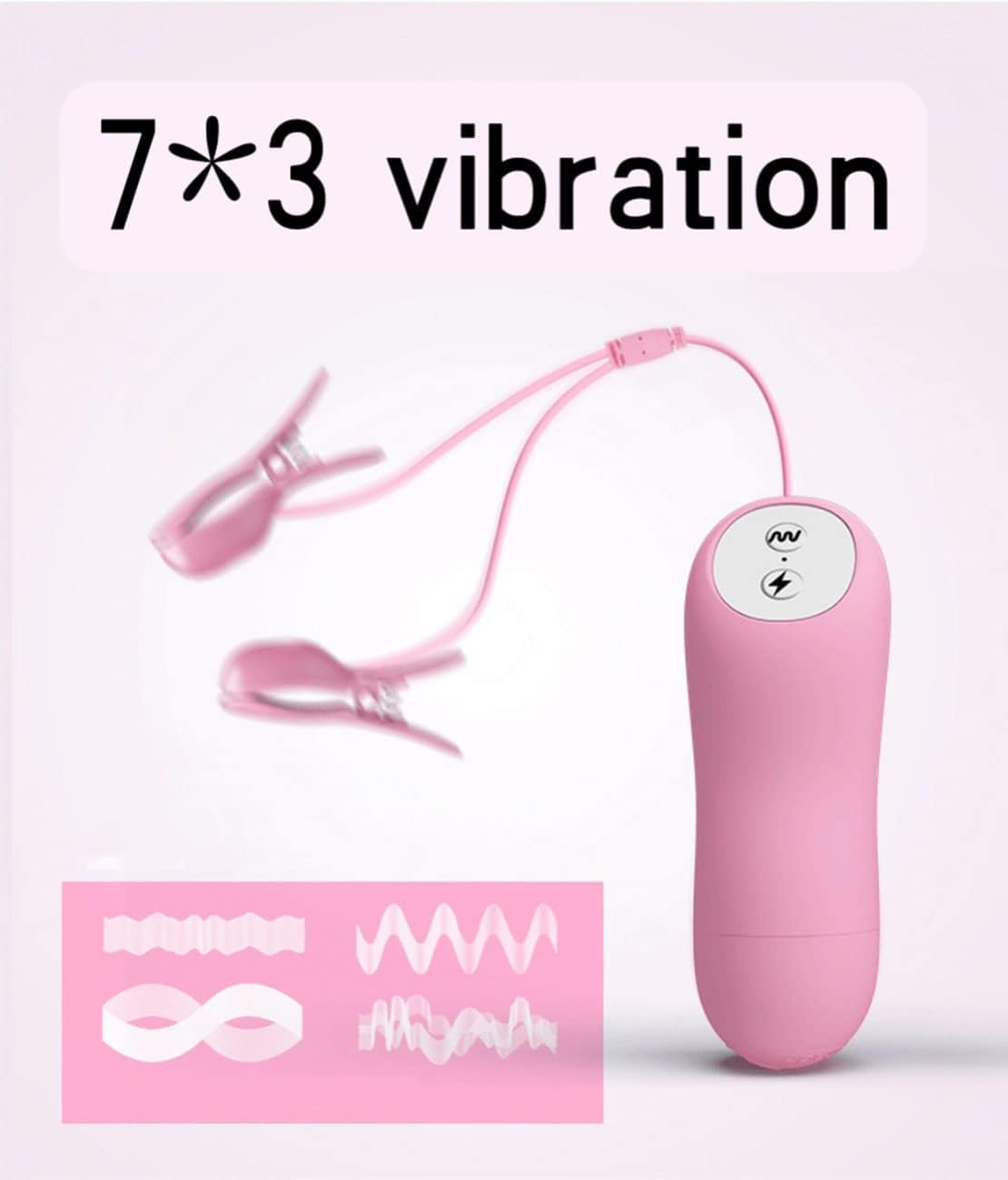 Kẹp Rung Núm Vú Điện Sốc Romantic Wave Thăng Hoa Cảm Giác