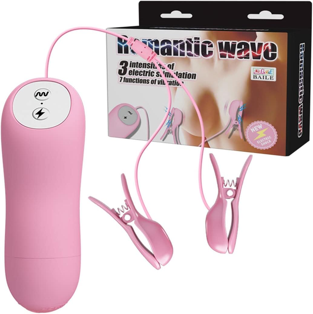 Kẹp Rung Núm Vú Siêu Kích Thích Sóc Điện Romantic Wave