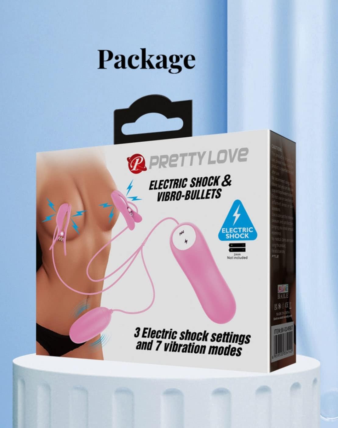 Kẹp Rung Núm Vú Điện Sốc Romantic Wave Thăng Hoa Cảm Giác