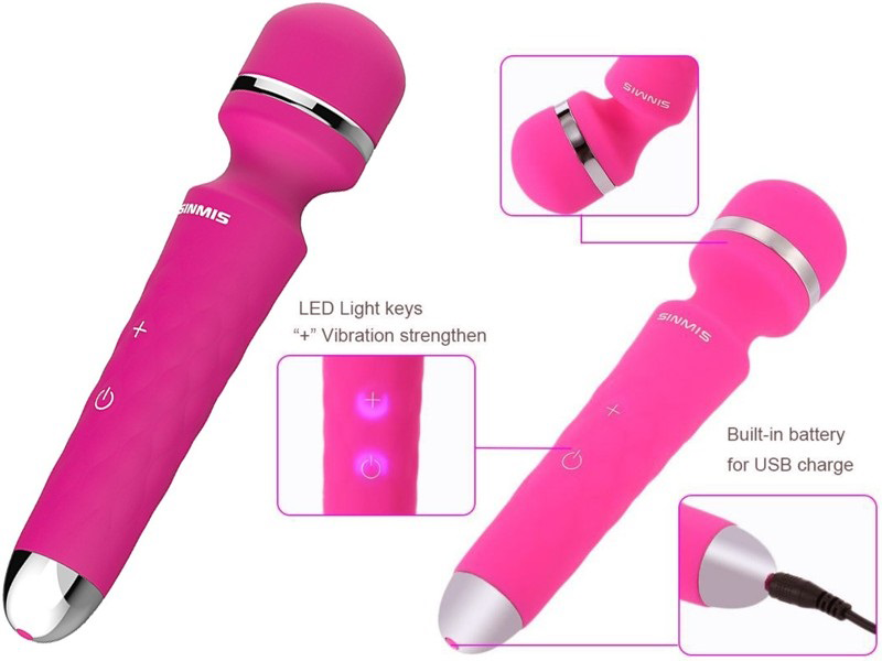 Chày rung massage Nalone Sinmic silicone cao cấp kích thích điểm G