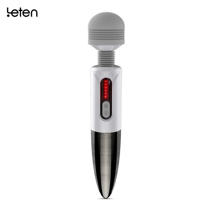 Chày rung AV Leten Lightning 7 chế độ pin sạc silicon mềm mại chất lượng