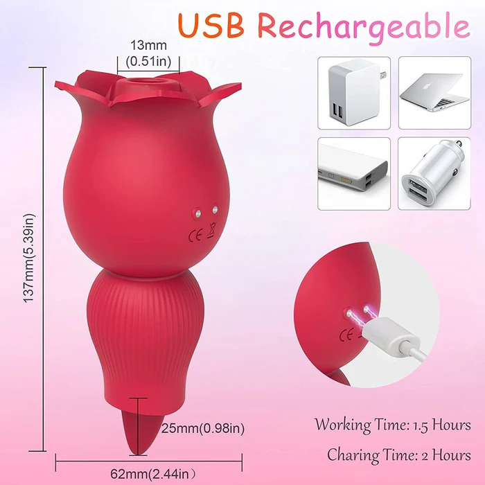 Hoa Hồng Bú Liếm Vùng Kín Tự Nhiên Hấp Dẫn, Sảng Khoái