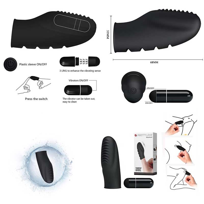 Bao Cao Su Ngón Tay Rung Mini Siêu Mạnh Thăng Hoa Tối Đa