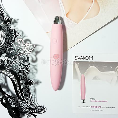 Thanh Rung Mini Svakom Daisy Massage G điểm Silicon Mỹ Chính Hãng