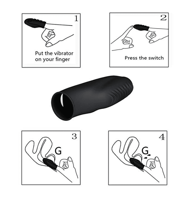 Máy massage ngón tay Pretty Love kích thích tăng khoái cảm