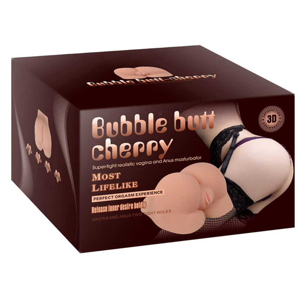 Búp bê bán thân Bubble Butt Cherry silicon mềm mịn da thật