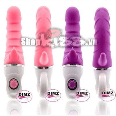 Silicone Ribbed Strong Vibrating Realistic Dildo Female Toy