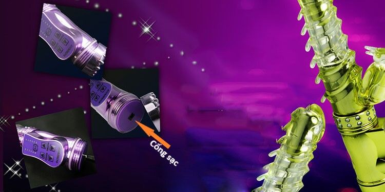 Multifunctional Powerful Rechargeable Vibrating Dildo Silicone