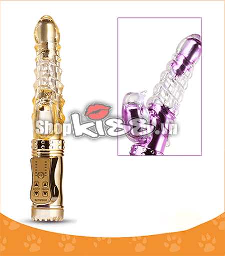 Multifunctional Powerful Rechargeable Vibrating Dildo Silicone