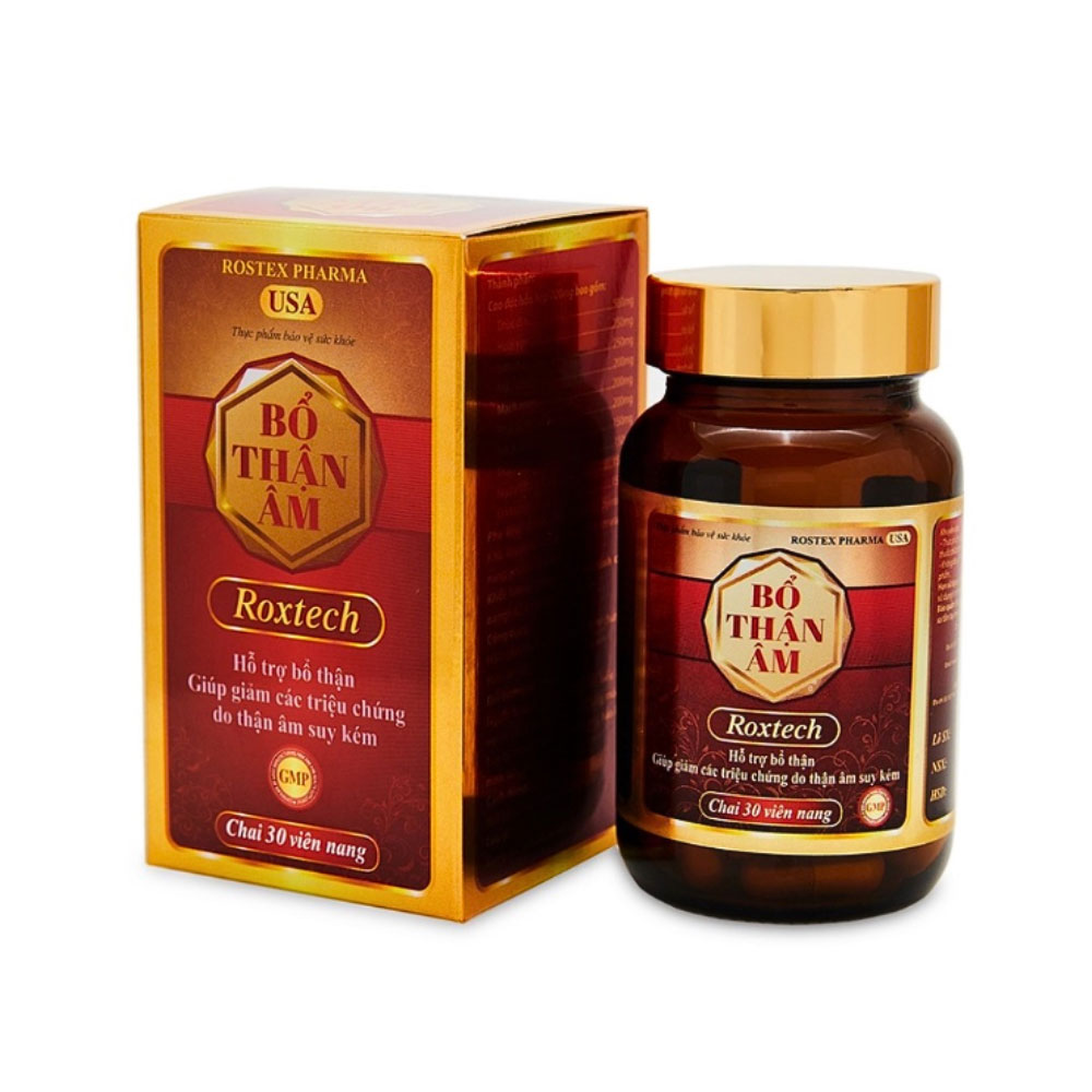 Bổ thận âm Roxtech hỗ trợ thận âm suy kém giảm mệt mỏi 30 viên 