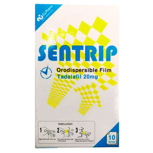 Tem Ngậm Sentrip 20mg Hàn Quốc Chính Hãng Tăng Sinh Lực 