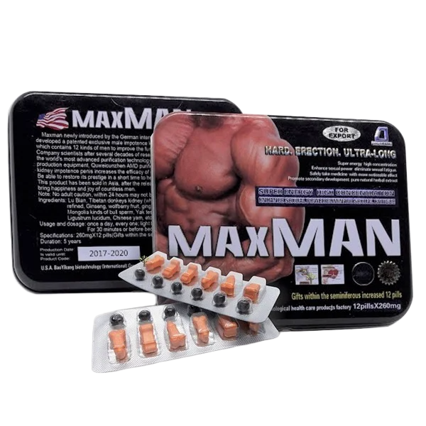  Bỏ sỉ MaxMan USA 2600mg 24 Viên Chính Hãng  loại tốt 