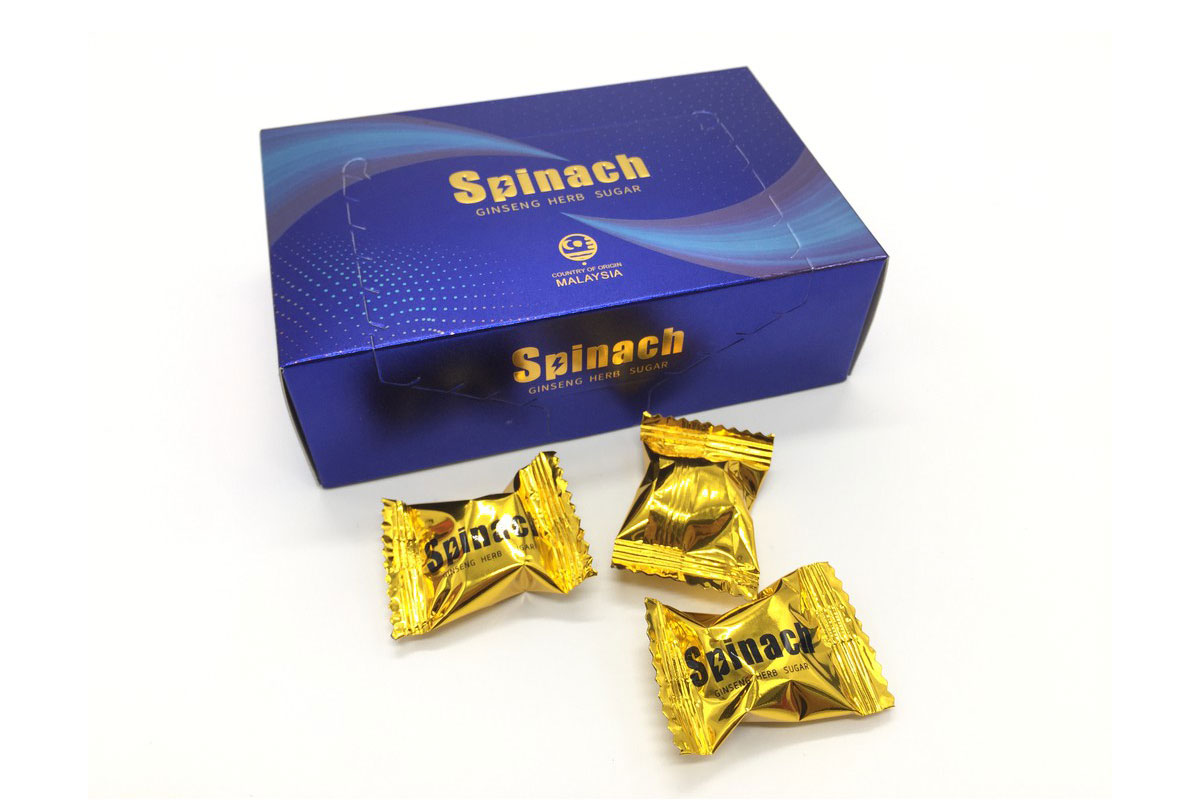  Địa chỉ bán Kẹo Sâm Spinach Chính Hãng Malaysia hàng mới về