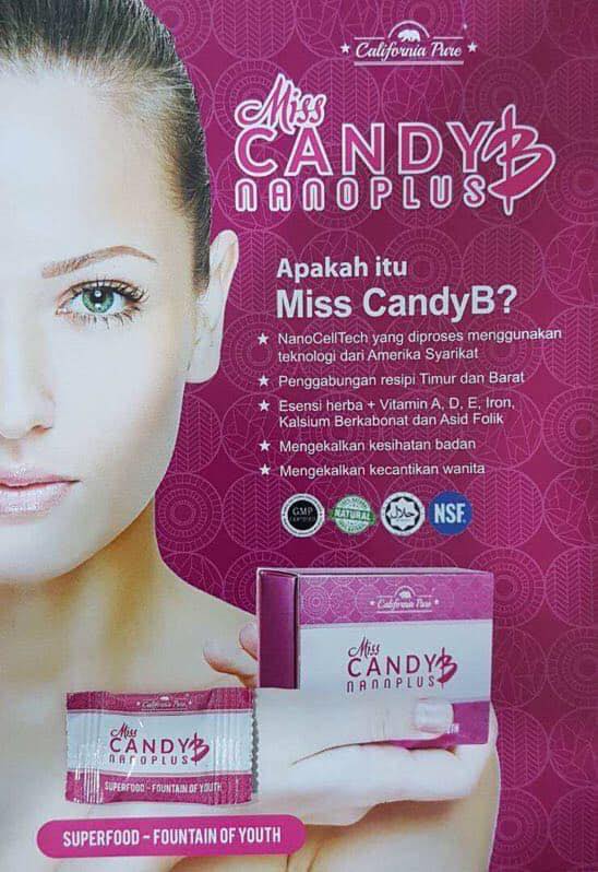 Kẹo Miss Candy B Nano Plus Mỹ chính hãng bổ sung collagen đẹp da