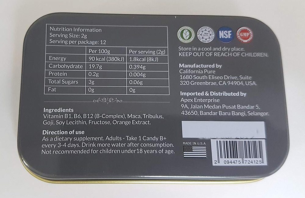 Đại lý Kẹo Candy B+ Complex Chính Hãng USA cao cấp Đại lý Kẹo Candy B+ Complex Chính Hãng USA cao cấp