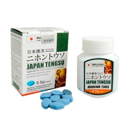 Japan Tengsu Nhật 0.5g 16 viên thảo dược cương dương cao cấp Nhật 