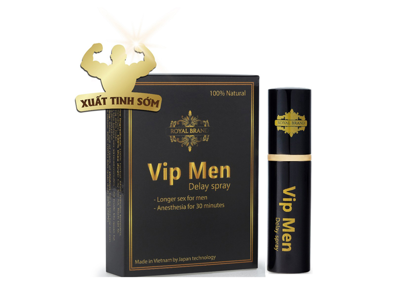 Xịt Vip Men Kéo Dài Quan Hệ - Chai 10ml Chính Hãng