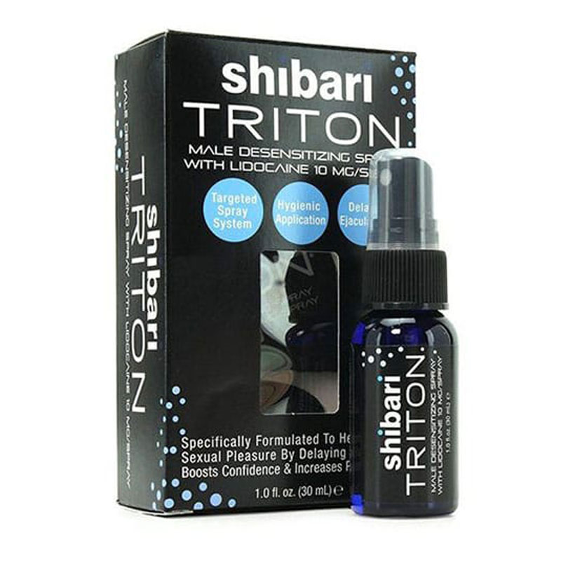 Chai xịt kéo dài thời gian Shibari Triton 30ml chống xuất tinh