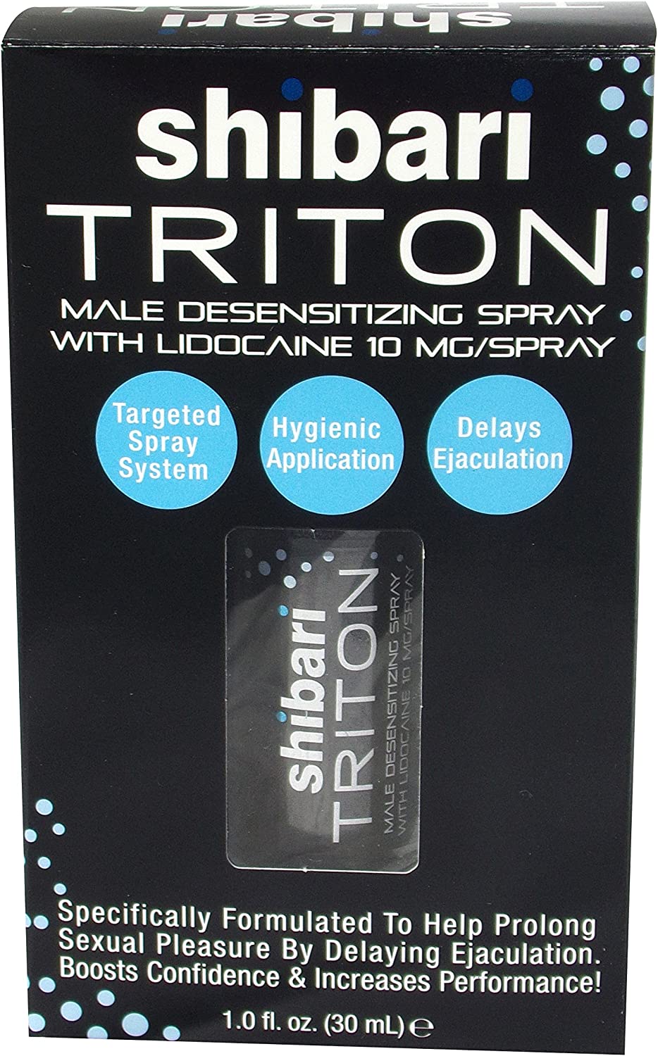 Chai xịt kéo dài thời gian Shibari Triton 30ml chống xuất tinh
