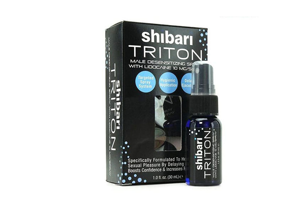 Chai xịt kéo dài thời gian Shibari Triton 30ml chống xuất tinh