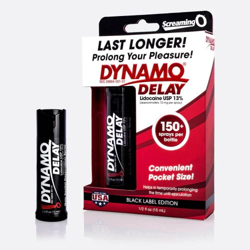 Chai Xịt Dynamo Delay Black Label 15ml Kéo Dài Thời Gian Hiệu Quả