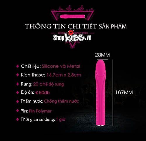 Premium Nalone Dixie G-Spot Vibrator Silicone Metal Massage Toy