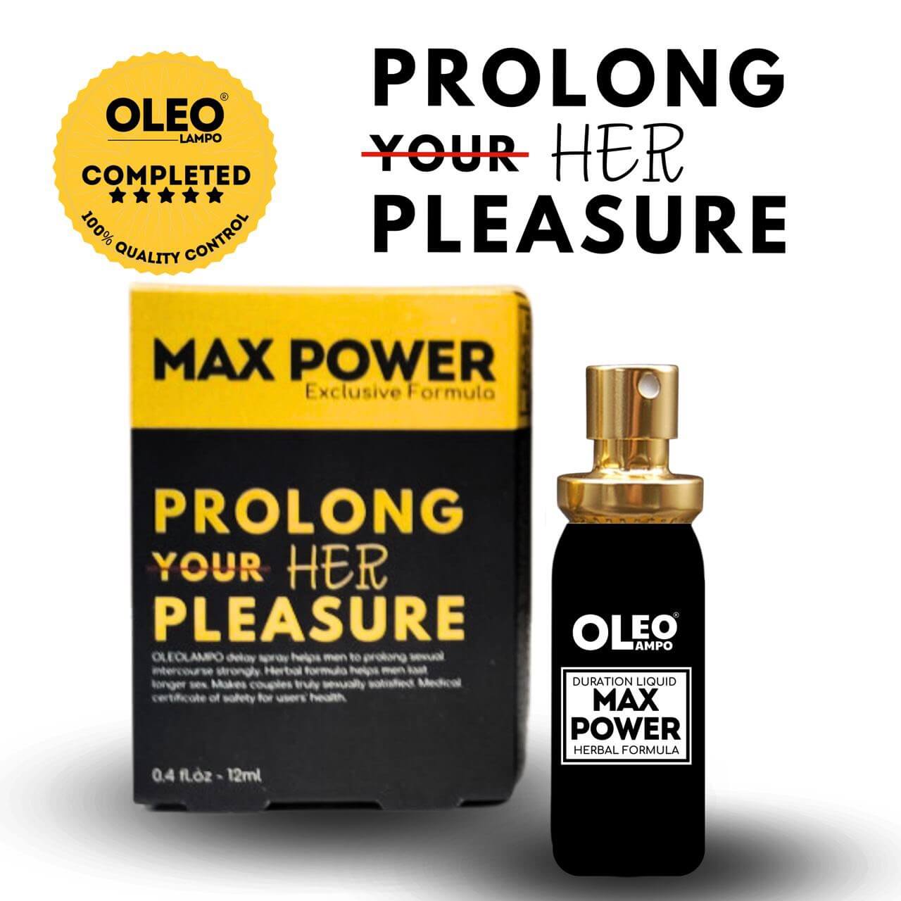 Chai Xịt Oleo Lampo 12ml Tăng Cường Kéo Dài Thời Gian Hiệu Quả