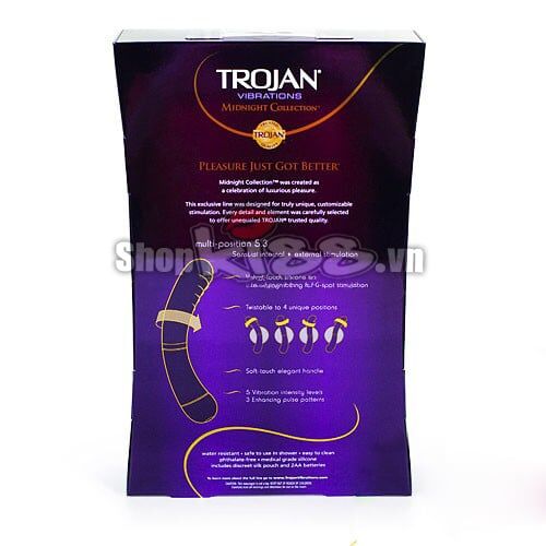 Máy mát xa Trojan Multi Position giảm đau thư giãn cơ thể hiệu quả