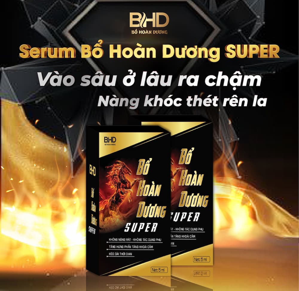 Chai Xịt Tăng Cường Sinh Lý Super 5ml Hỗ Trợ Bổ Hoàn Dương
