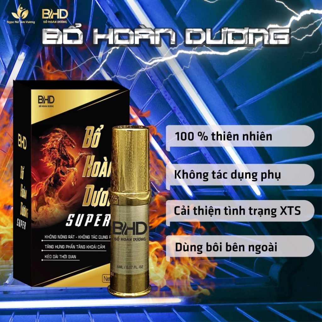 Chai Xịt Tăng Cường Sinh Lý Super 5ml Hỗ Trợ Bổ Hoàn Dương