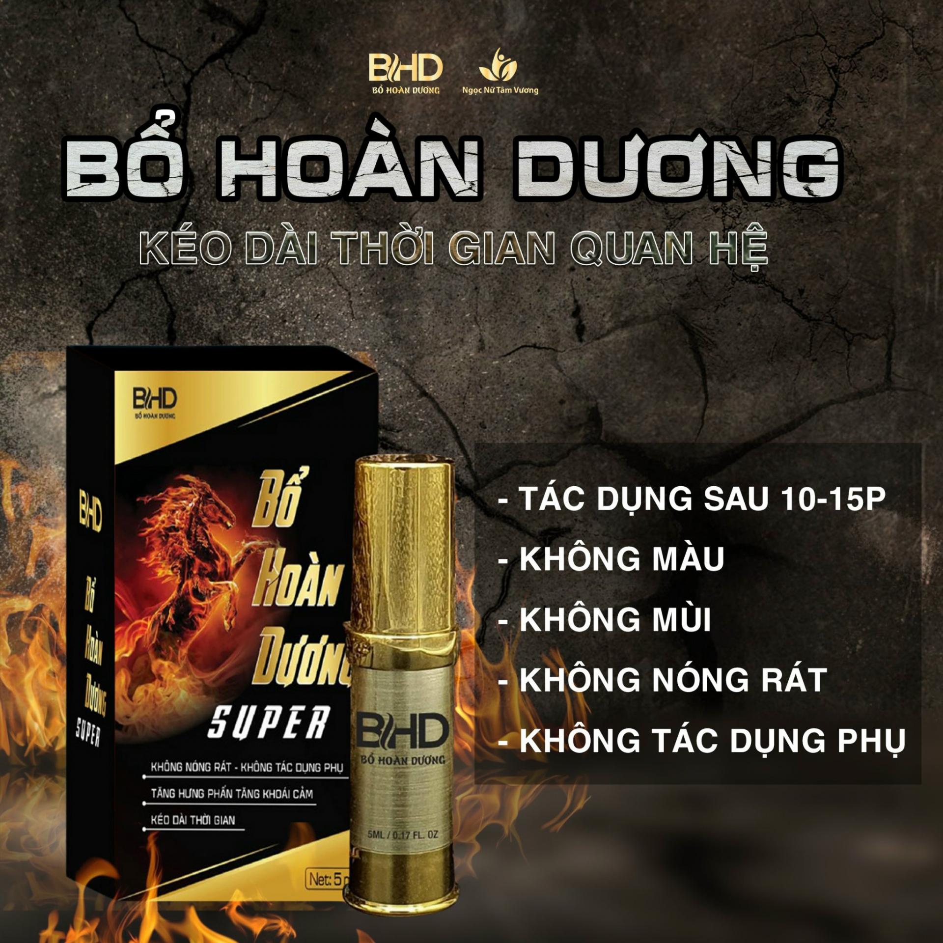 Chai Xịt Tăng Cường Sinh Lý Super 5ml Hỗ Trợ Bổ Hoàn Dương