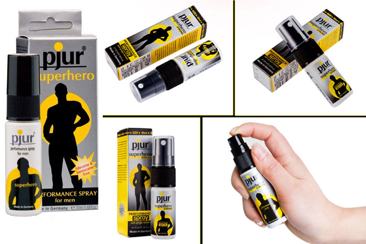 Chai Xịt Kéo Dài Thời Gian Pjur Super Hero 20ml Tăng Khoái Cảm