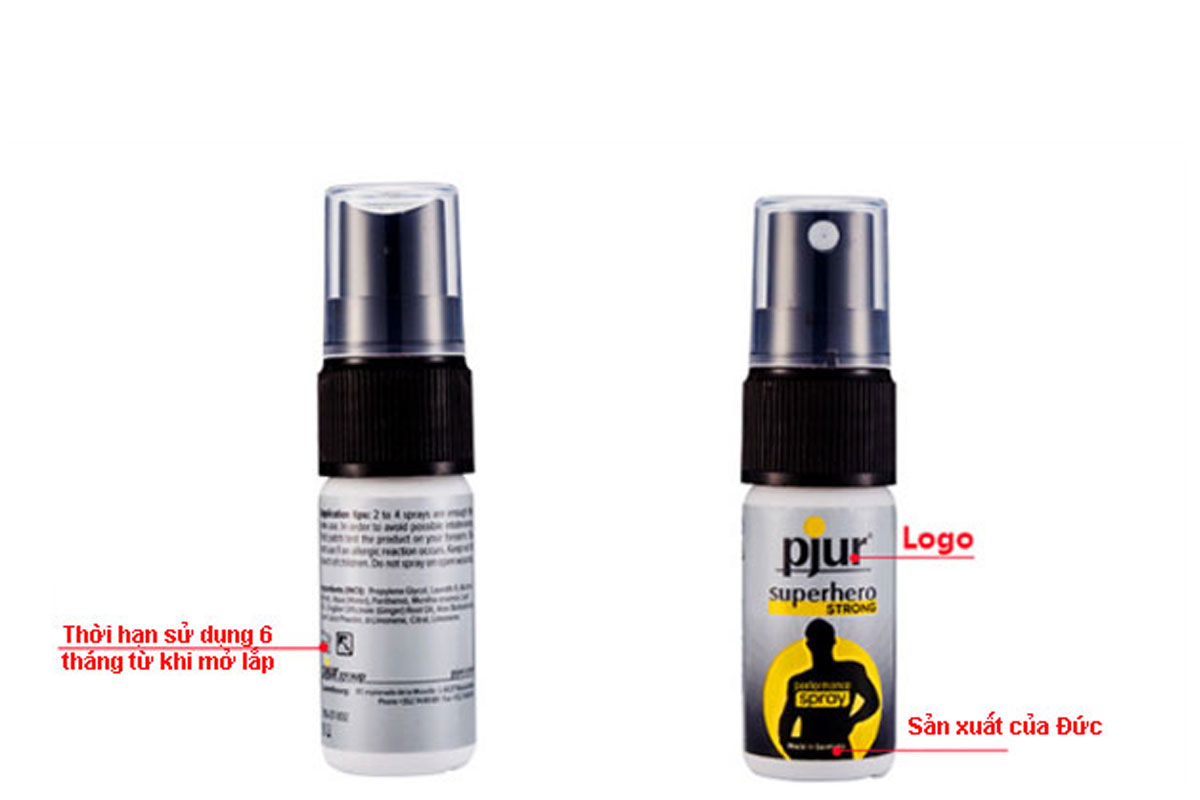 Chai Xịt Kéo Dài Thời Gian Pjur Super Hero 20ml Tăng Khoái Cảm