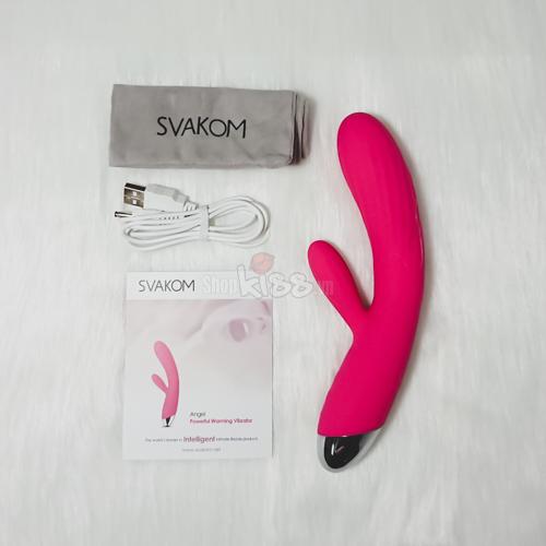 Máy massage điểm G sưởi ấm Svakom Angel silicon cao cấp