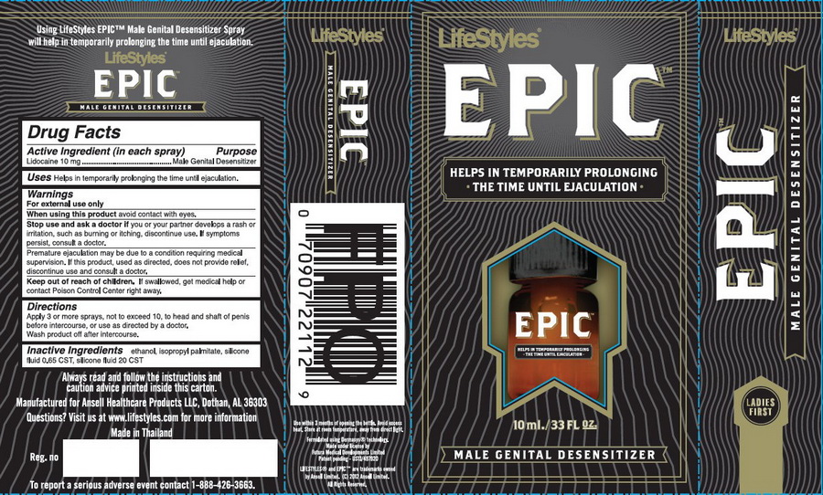 Xịt Kéo Dài Epic Spray 10ml Chính Hãng Đức LifeStyles