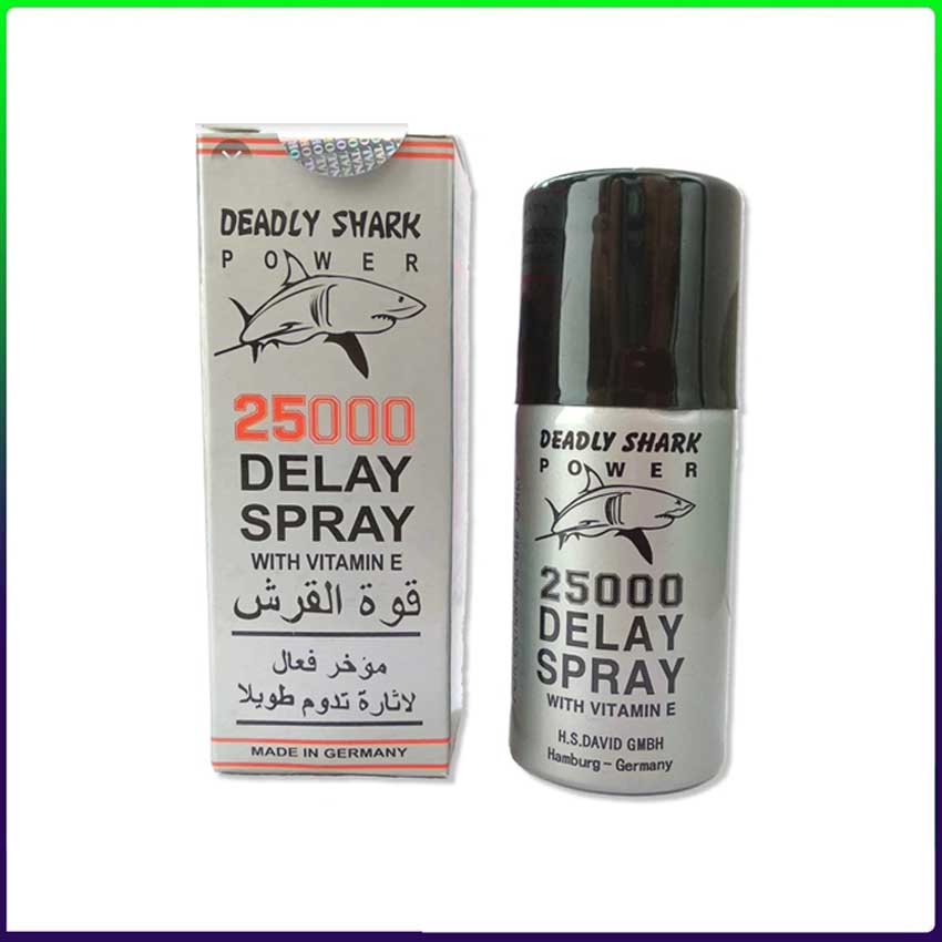 Chai Xịt Deadly Shark Đức 25000 Kéo Dài Thời Gian Quan Hệ