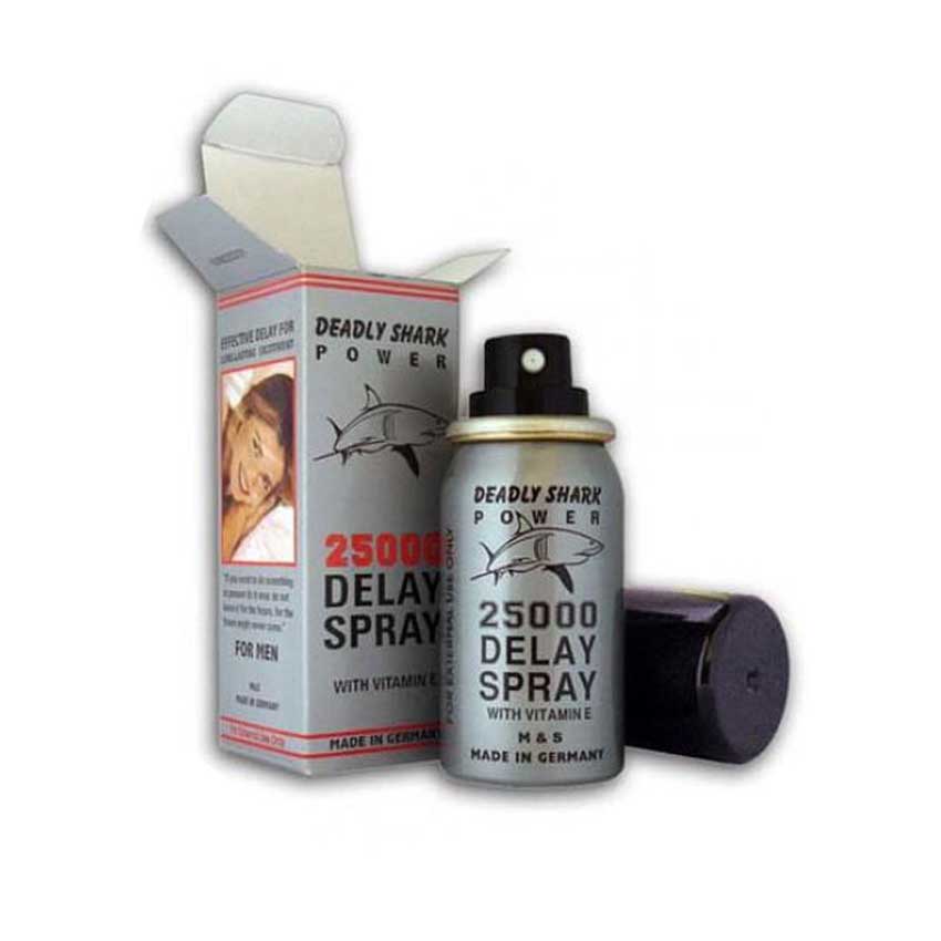Chai Xịt Deadly Shark Đức 25000 Kéo Dài Thời Gian Quan Hệ