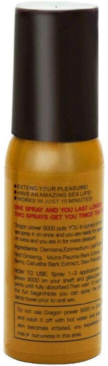 Dragon Power 9000 15ml chai xịt tăng cường kéo dài bền lâu