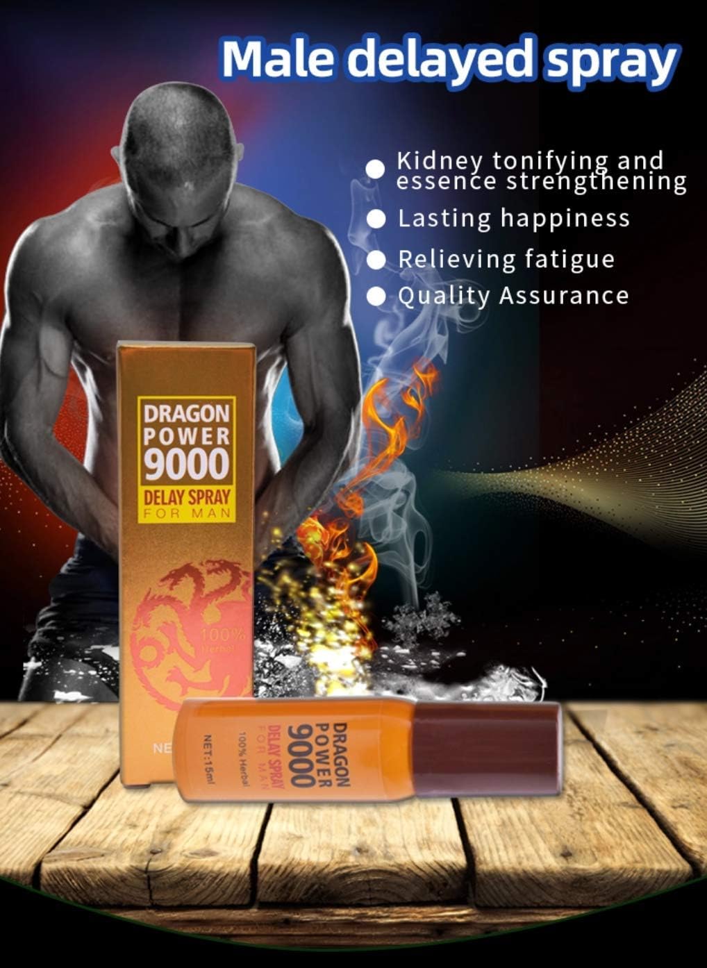 Dragon Power 9000 15ml chai xịt tăng cường kéo dài bền lâu