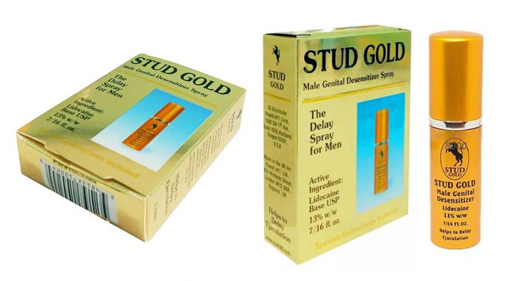 Stud Gold Delay Spray 12ml Numbing Prolong Performance