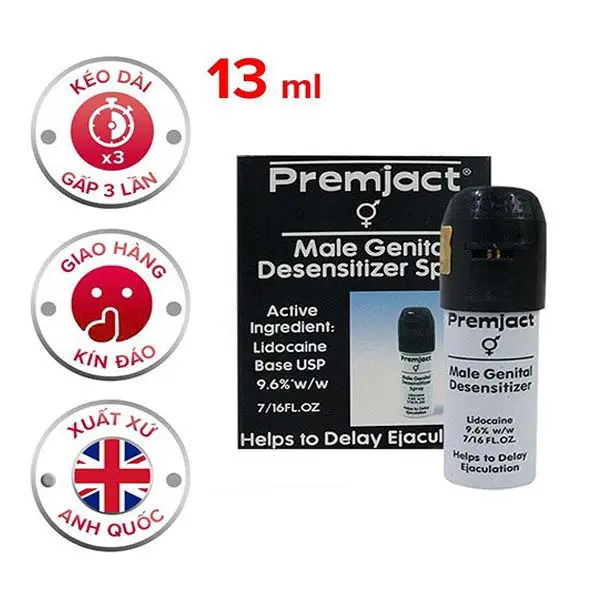 Chai Xịt Premjact 15ml Tăng Cường Sinh Lý Kéo Dài Thời Gian