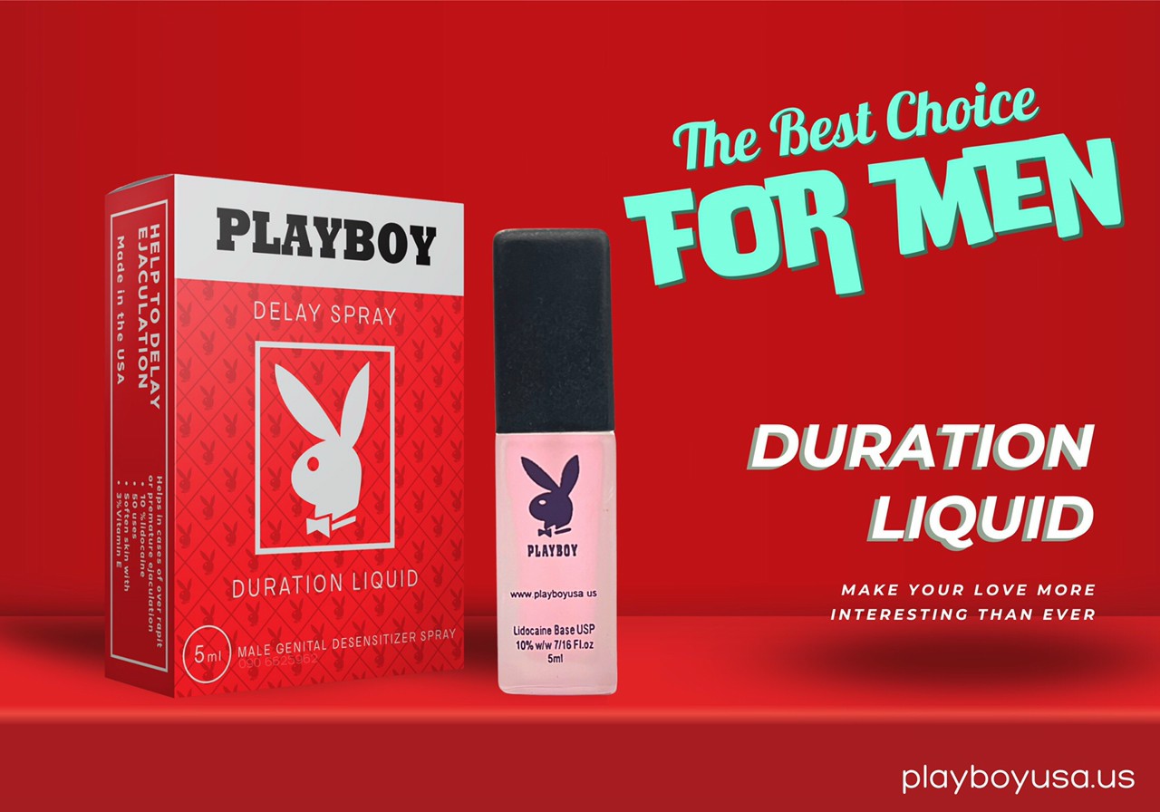 PlayBoy Red Delay Spray 5ml Fast Acting Ejaculation Control