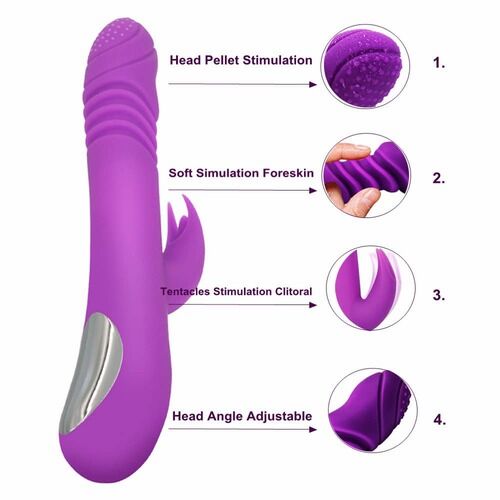 Ella Vibrator Rod Multi-Purpose Silicone Couples Fun Toy