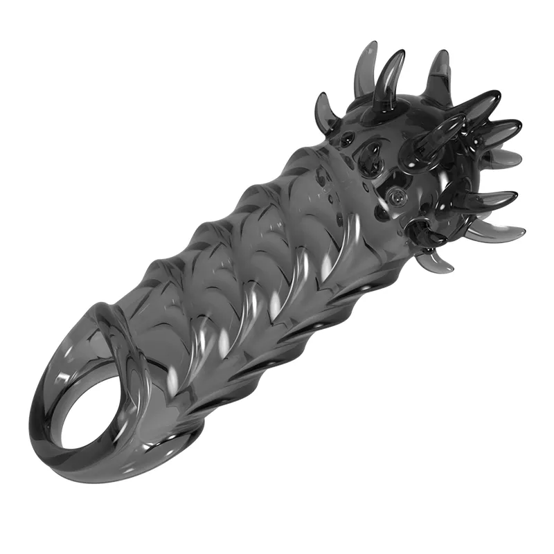 Meleon Tiger Tooth Spiked Strap-On Delay Ring Anti-Slip