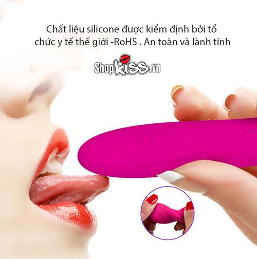 Thanh rung mini Leten sạc USB tự sưởi ấm mát xa kích thích điểm G