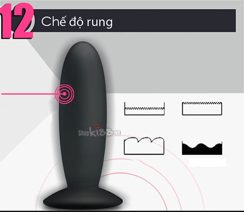 Máy rung mini đa tần số Prettylove điều khiển xa kích thích mạnh