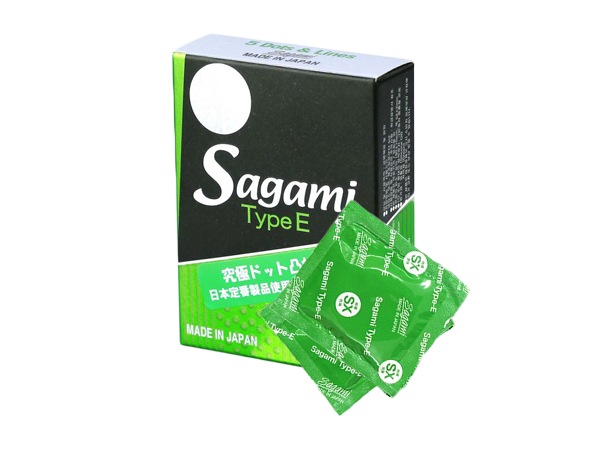 Bao Cao Su Sagami Type E Gân Gai Hộp 5 Chiếc Tăng Khoái Cảm