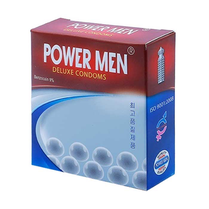 Bao cao su Power Men ngọc trai gân gai kéo dài thời gian quan hệ
